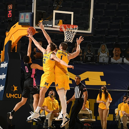 Franz Wagner (21) and Hunter Dickinson (1)