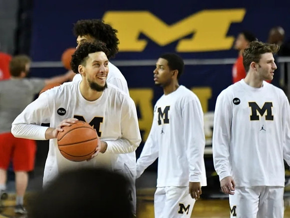 Isaiah Livers (2), Brandon Johns Jr. (23), Rico Ozuna-Harrison (14), and Luke Wilson (32)