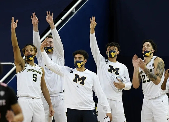 Terrance Williams II (5), Luke Wilson (32), Brandon Wade (4), Adrien Nunez (0), and Brandon Johns Jr. (23)