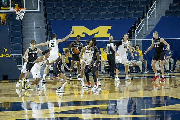 Eli Brooks (55), Franz Wagner (21), Isaiah Livers (2), and Austin Davis (51)