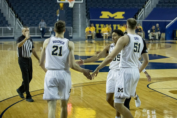 Franz Wagner (21), Eli Brooks (55), and Austin Davis (51)