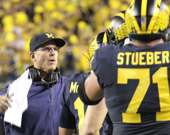 Jim Harbaugh, and Andrew Stueber (71)