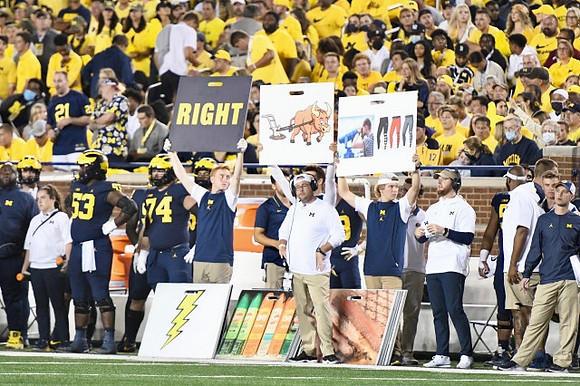 Trente Jones (53), Reece Atteberry (74), and Jay Harbaugh