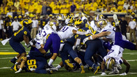 Nikhai Hill-Green (41), Caden Kolesar (35), Michael Barrett (23), and Hassan Haskins (25)