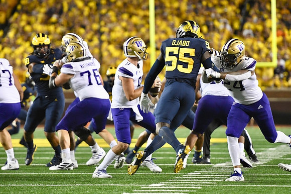 Mike Morris (90), and David Ojabo (55)
