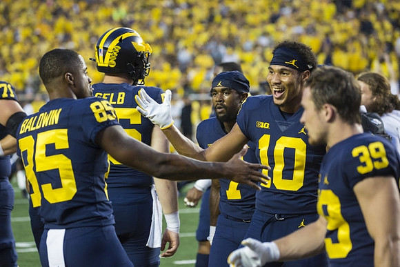 Daylen Baldwin (85), Mica Gelb (55), Cristian Dixon (10), and Matt Torey (39)