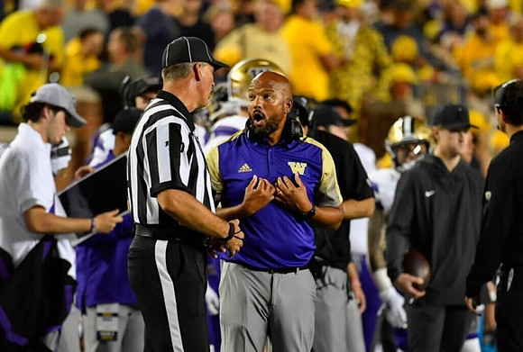 Washington Head Coach Jimmy Lake