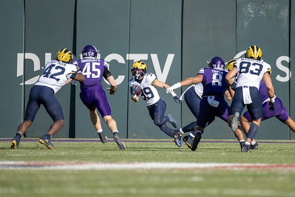 Jalen Hoffman (42), Joe Taylor (39), and Zack Marshall (83)