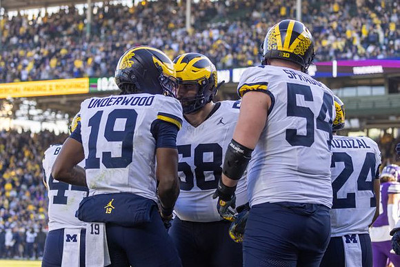 Max Bredeson (44), Bryce Underwood (19), Giovanni El-Hadi (58), Andrew Sprague (54), and Bryson Kuzdzal (24)