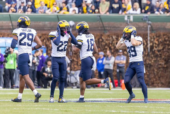 Chase Taylor (29), Elijah Dotson (22), Troy Bowles (18), and Joe Taylor (39)