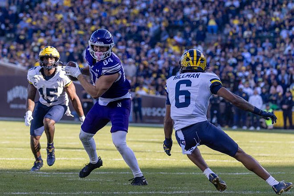 Ernest Hausmann (15) and Brandyn Hillman (6)