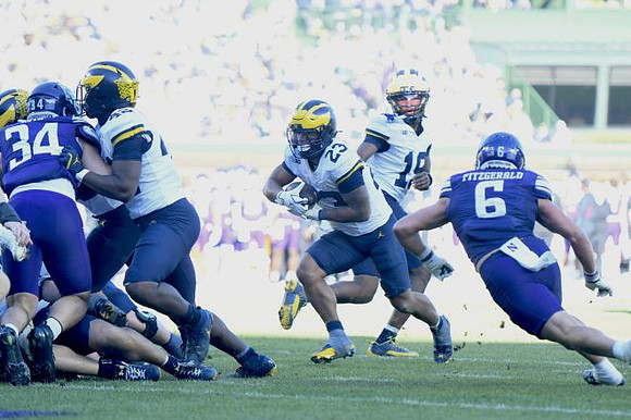 Jalen Hoffman (42), Jordan Marshall (23), and Bryce Underwood (19)