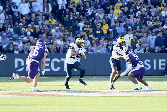 Bryson Kuzdzal (24) and Semaj Morgan (0)