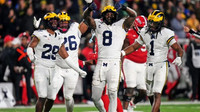 Chase Taylor (29), Rayshaun Benny (26), Derrick Moore (8), and Jaishawn Barham (1)