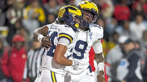 Bryson Kuzdzal (24) and Channing Goodwin (9)