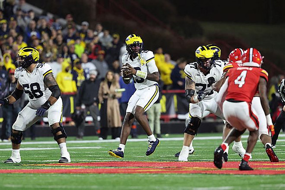 Giovanni El-Hadi (58), Bryce Underwood (19), and Blake Frazier (77)