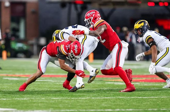 Bryson Kuzdzal (24) and Channing Goodwin (9)