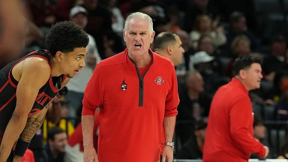 San Diego State Head Coach Brian Dutcher