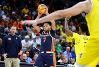 Auburn Head Coach Steven Pearl and L.J. Cason (2)