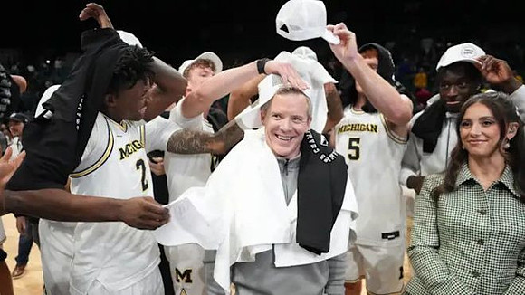 Dusty May and Michigan Team