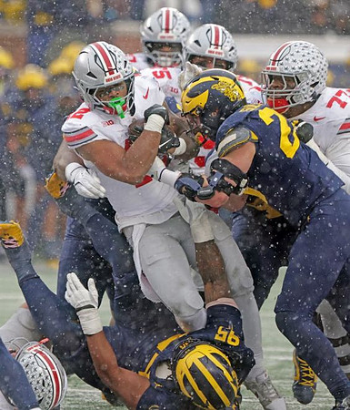 Trey Pierce (95) and Cole Sullivan (23)