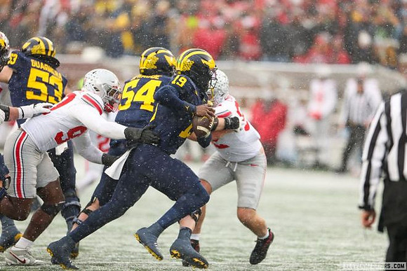 Jake Guarnera (53), Andrew Sprague (54), and Bryce Underwood (19)