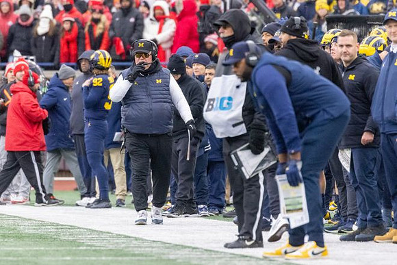 Wink Martindale, Sherrone Moore, and Michigan Team