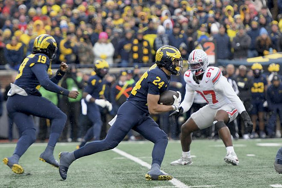 Bryce Underwood (19) and Bryson Kuzdzal (24)