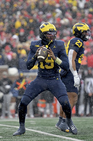 Bryce Underwood (19) and Jordan Marshall (23)