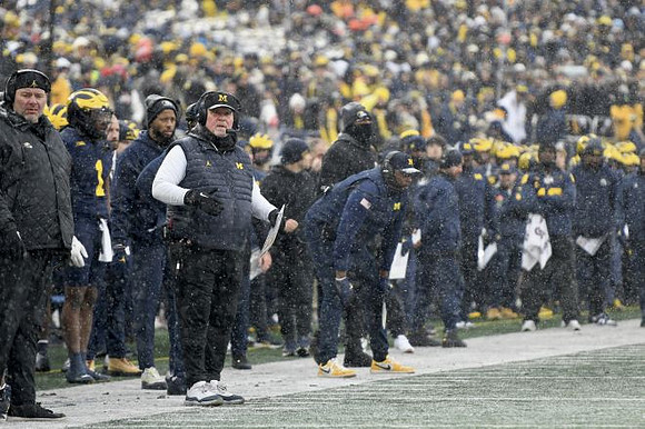 Wink Martindale, Sherrone Moore, and Michigan Team