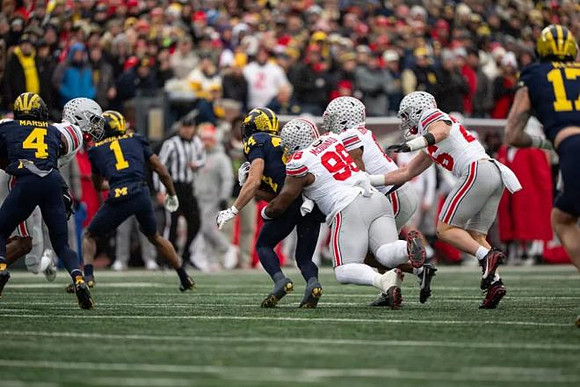 Andrew Marsh (4), Donaven McCulley (1), Bryson Kuzdzal (24), and Marlin Klein (17)