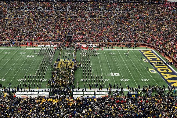 Michigan Team and Michigan Band