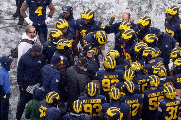 Sherrone Moore, Wink Martindale, and Michigan Team