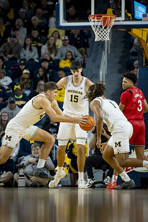 Will Tschetter (42), Aday Mara (15), and Trey McKenney (1)
