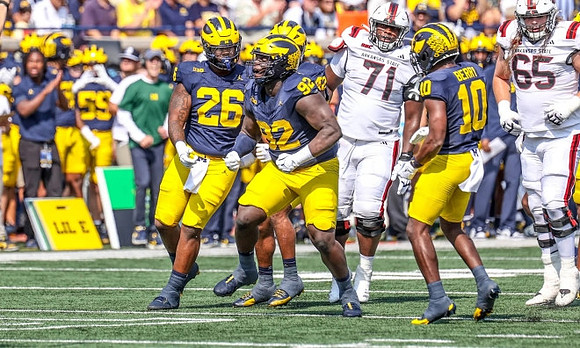 Rayshaun Benny (26), TJ Guy (42), Ike Iwunnah (92), and Zeke Berry (10)