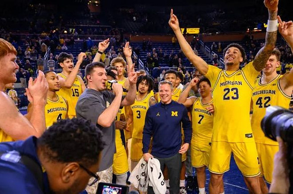 Dusty May and Michigan Team
