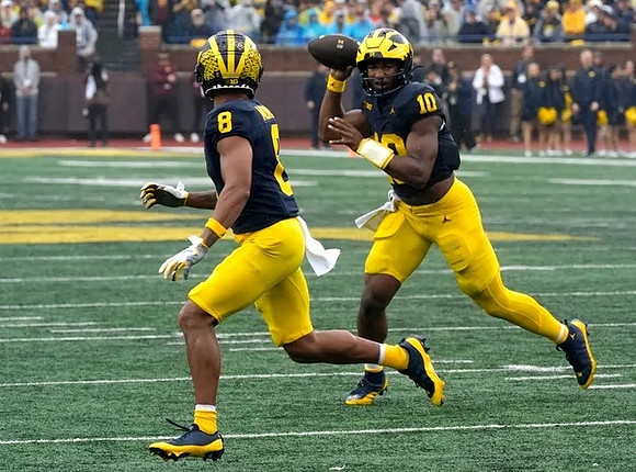 Tyler Morris (8) and Alex Orji (10)