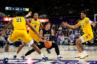 Morez Johnson Jr. (21), Nimari Burnett (4), and Yaxel Lendeborg (23)
