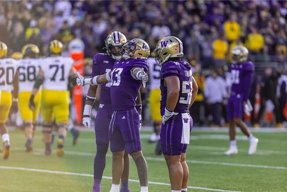 Kalel Mullings (20), Josh Priebe (68), and Evan Link (71)