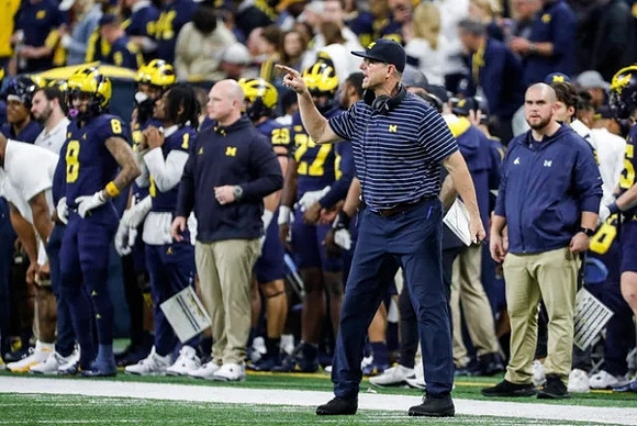 Jim Harbaugh and Michigan Team