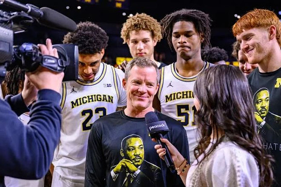 Dusty May and Michigan Team