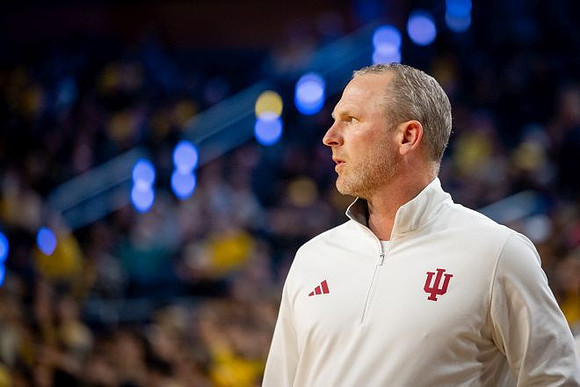 Indiana Head Coach Darian DeVries