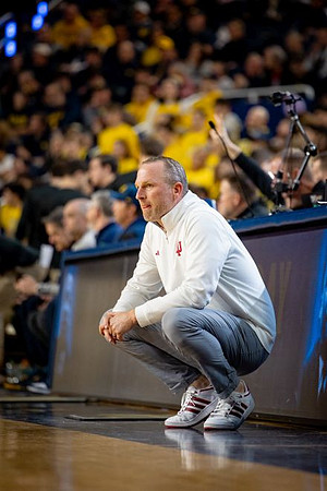 Indiana Head Coach Darian DeVries
