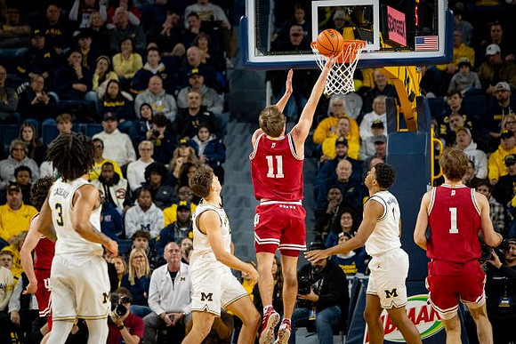 Elliot Cadeau (3), Will Tschetter (42), and Trey McKenney (1)
