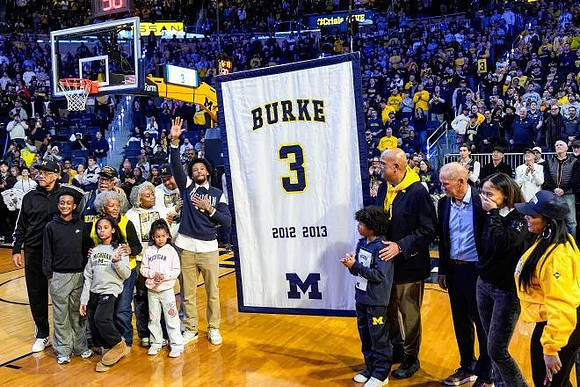 Trey Burke, Warde Manuel, and John Beilein