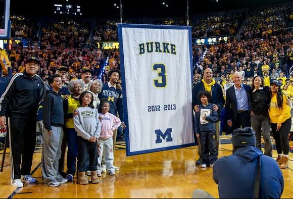 Trey Burke, Warde Manuel, and John Beilein