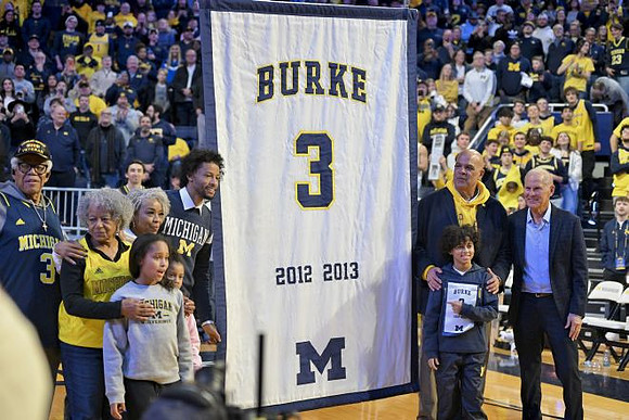 Trey Burke, Warde Manuel, and John Beilein