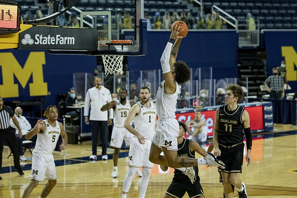 Terrance Williams II (5), Chaundee Brown Jr. (15), Hunter Dickinson (1), and Isaiah Livers (2)