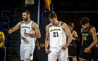 Hunter Dickinson (1) and Franz Wagner (21)