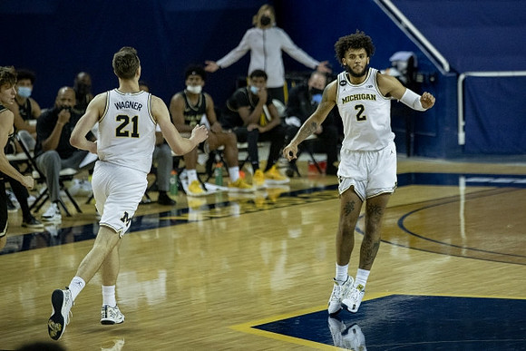 Franz Wagner (21) and Isaiah Livers (2)
